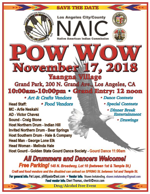 LACCNAIC Pow wow Los Angeles City/County Native American Indian